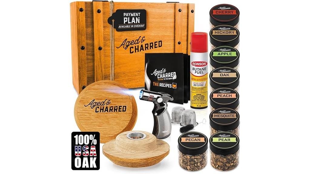 whiskey smoker torch wood