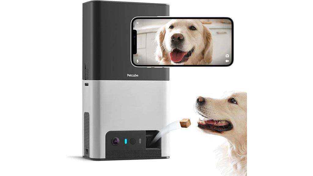 wi fi treat dispenser camera