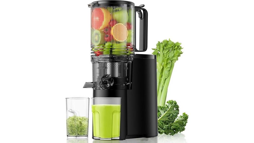 wide feed juicer power