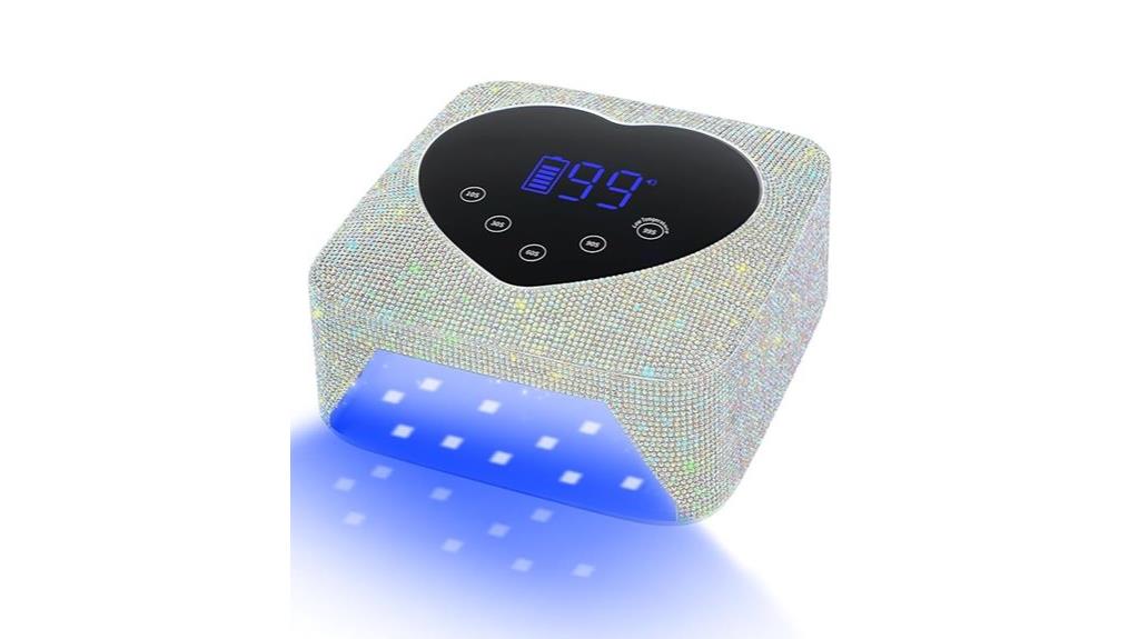 wireless 72w uv nail lamp