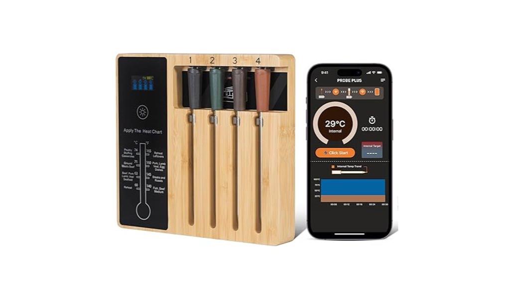 wireless bbq meat thermometer