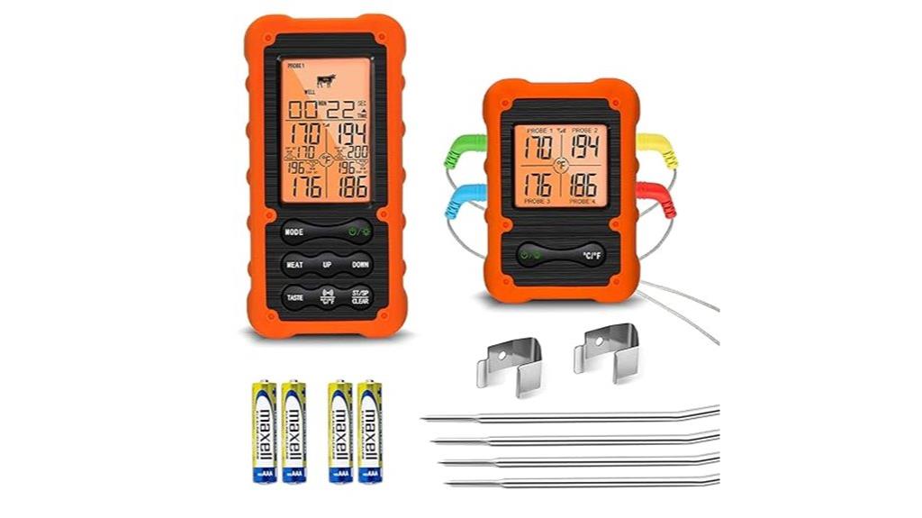 wireless grilling temperature monitor