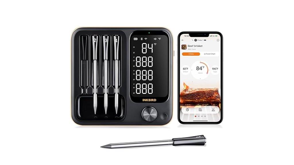 wireless meat thermometer with probes