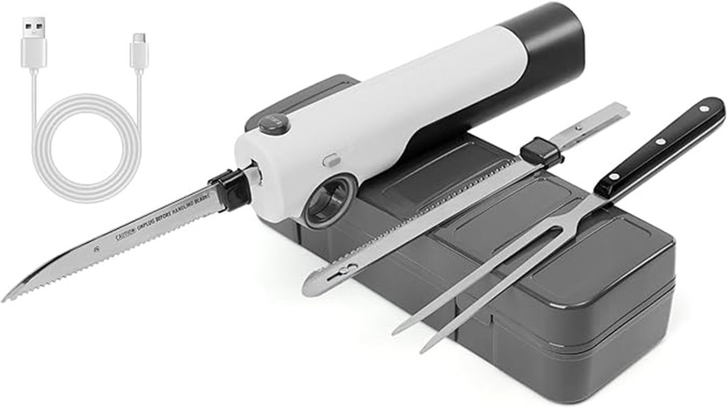 wireless rechargeable carving knife