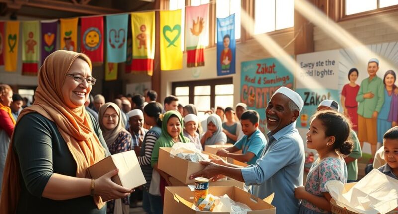 altruism through zakat giving