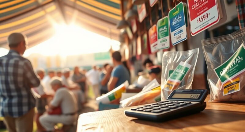 halal certification cost analysis