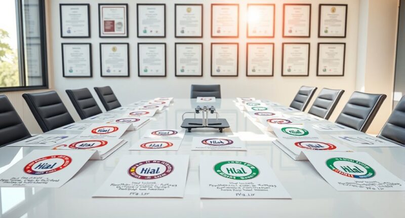 halal certification standards bodies