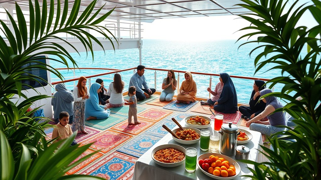 halal dining and prayer facilities