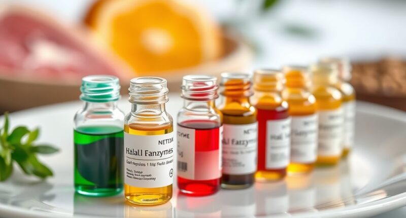 halal enzymes food additives