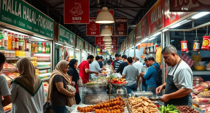 halal food challenges abroad