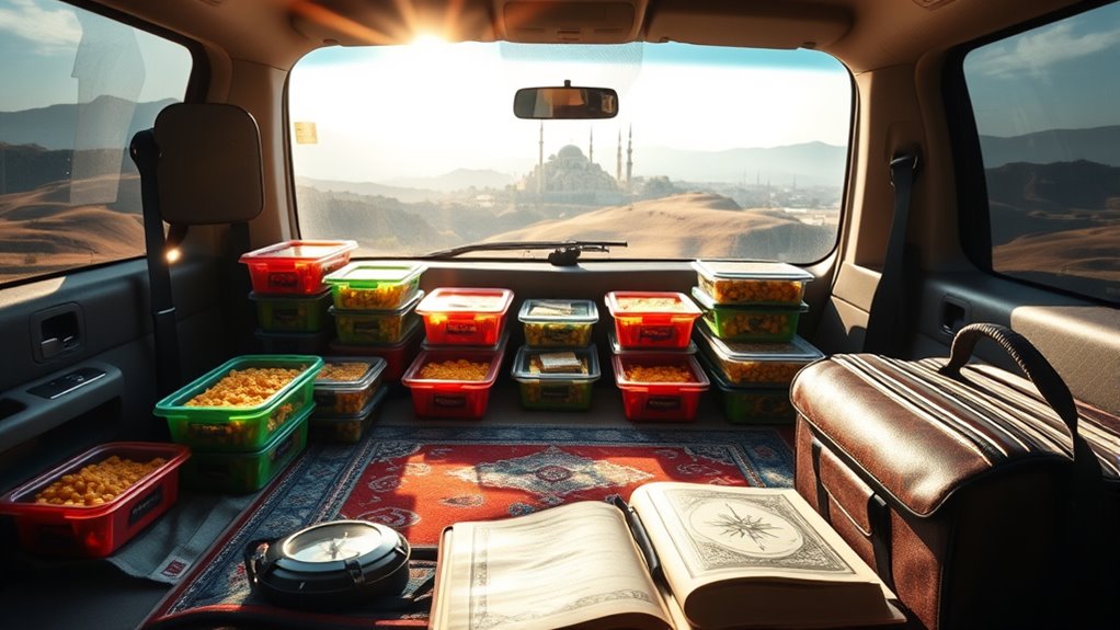 halal road trip planning