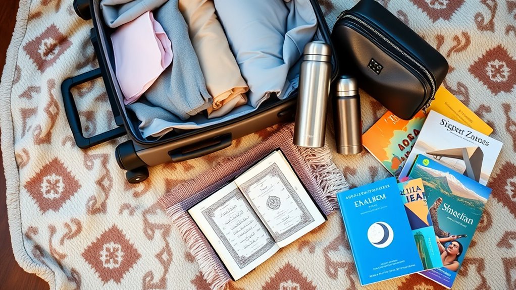 halal travel packing essentials