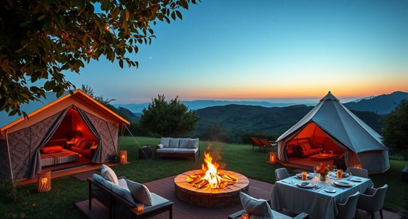 luxurious halal camping worldwide