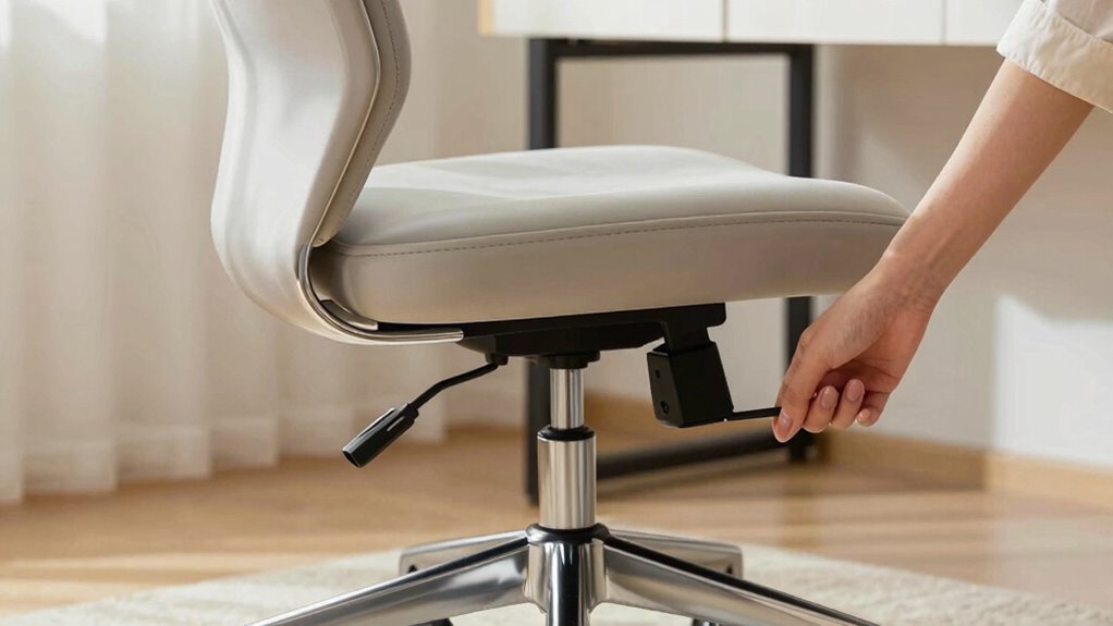 adjust chair height for comfort