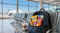 always carry airport snacks