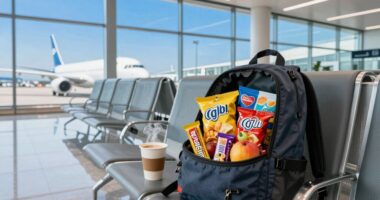always carry airport snacks