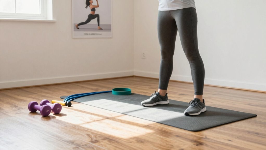 balanced home workout planning