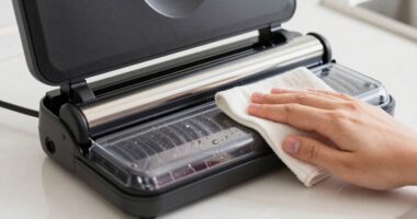 clean vacuum sealer properly