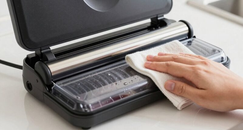 clean vacuum sealer properly
