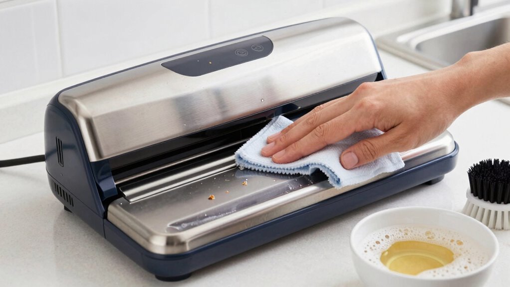 clean vacuum sealer regularly