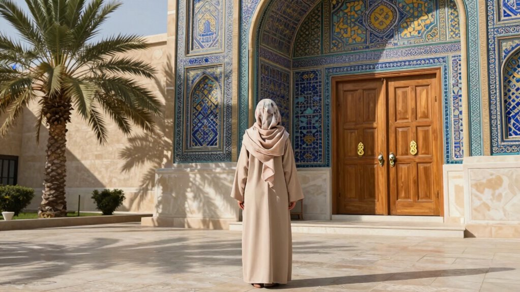 dress modestly show respect