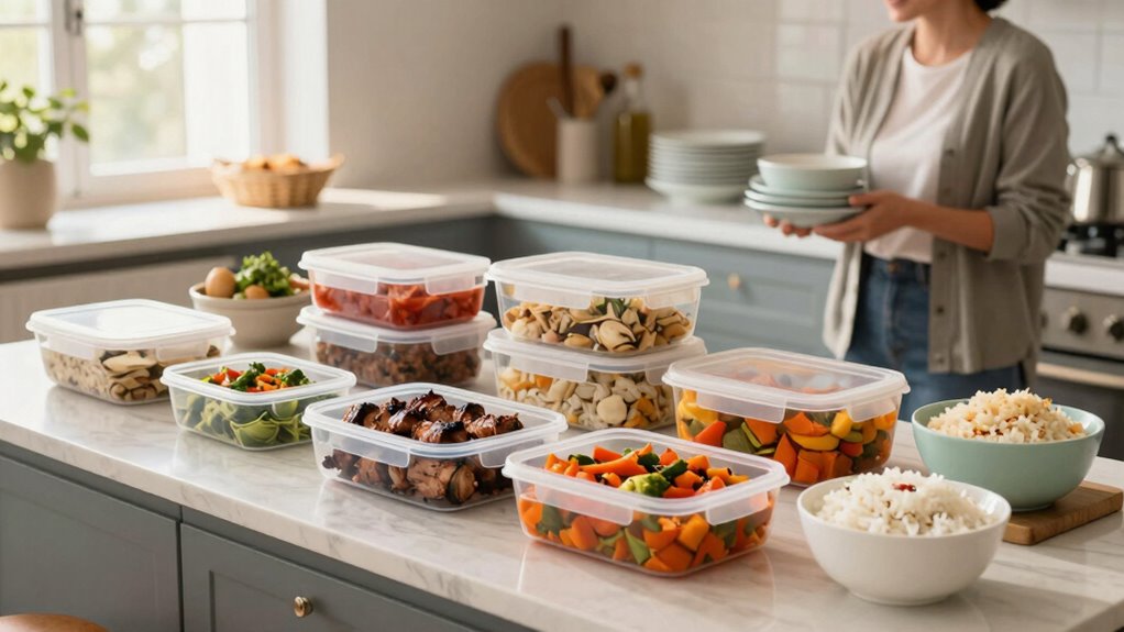efficient attractive mindful meal prep