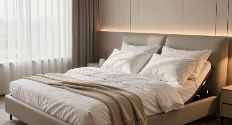 enhanced sleep with adjustable bed