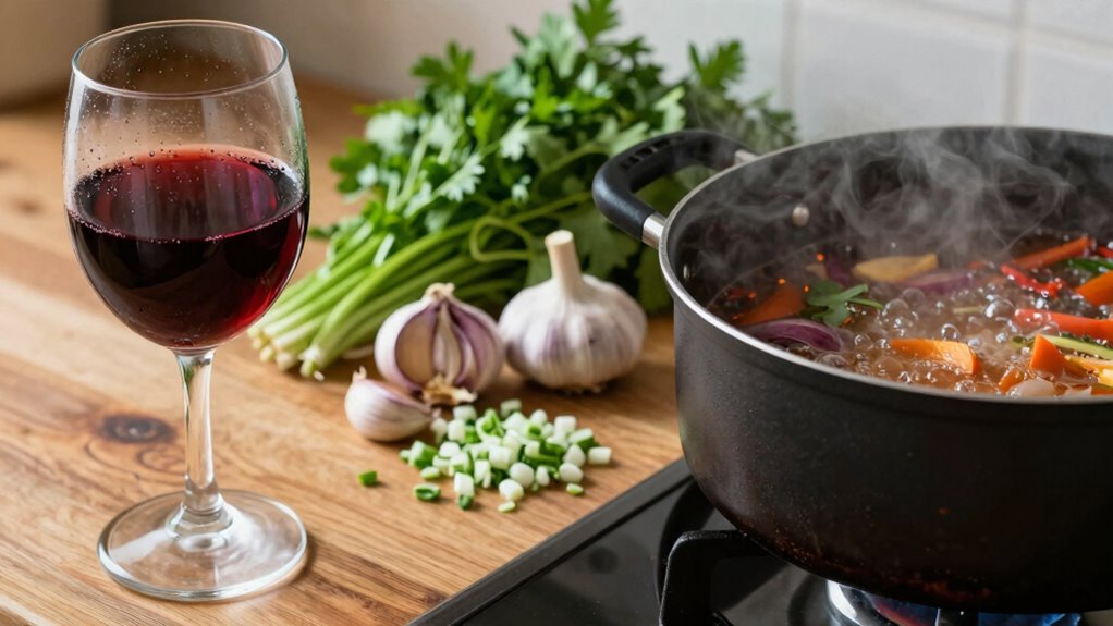 enhances flavor through simmering