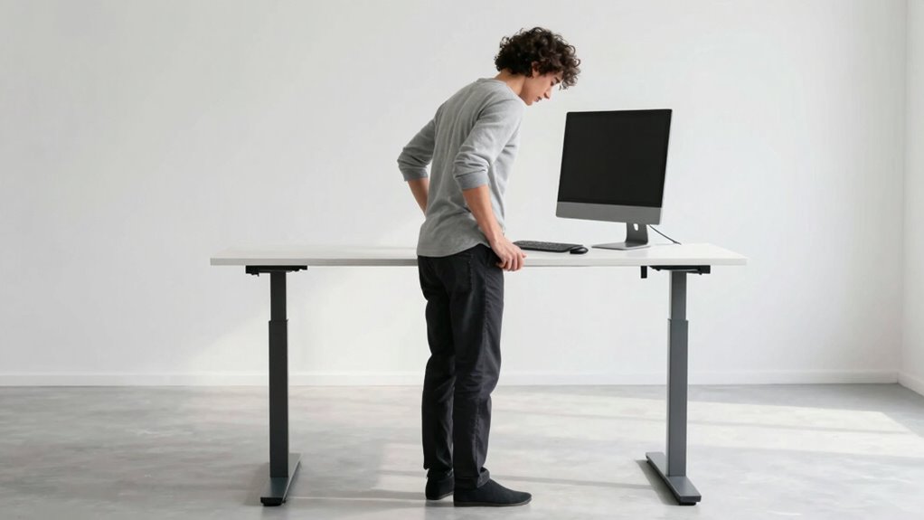 ergonomic standing desk tips