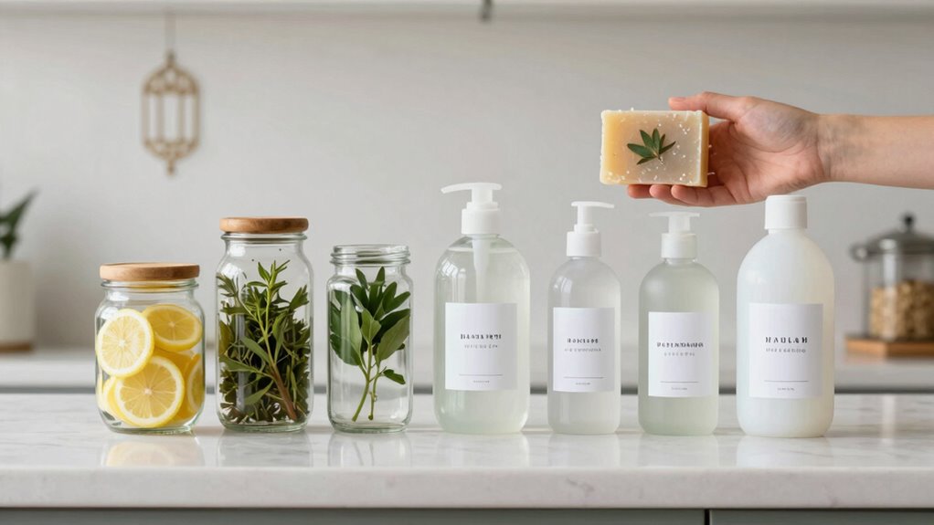 halal household ingredients and packaging