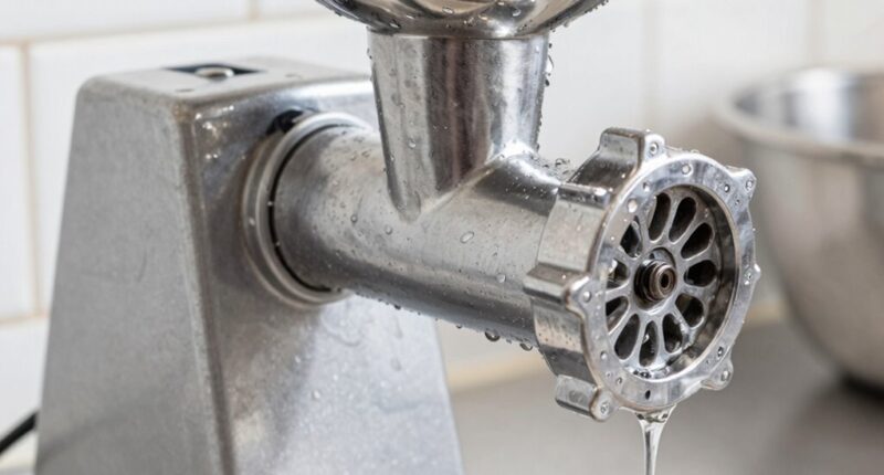 halal meat grinder cleaning