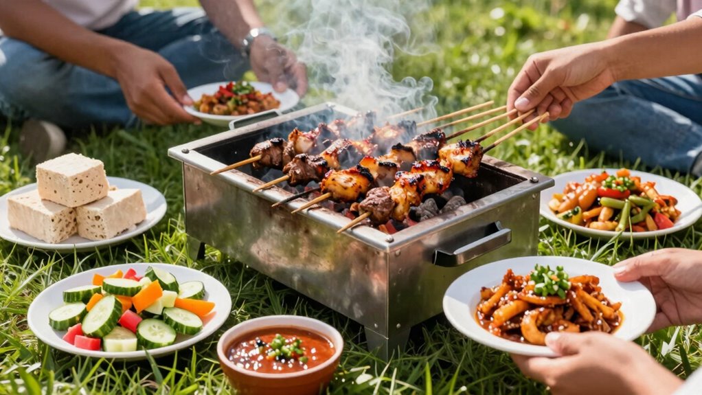 halal sauces and salads