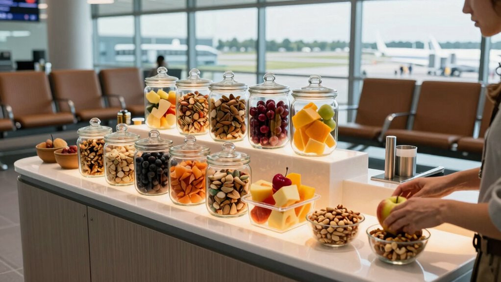 healthy airport snack options