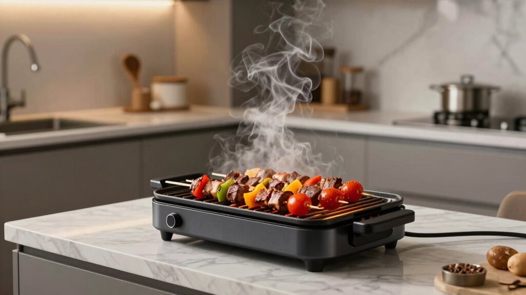 indoor kebab grill features