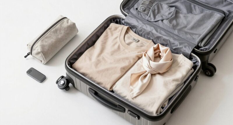 minimalist travel packing system