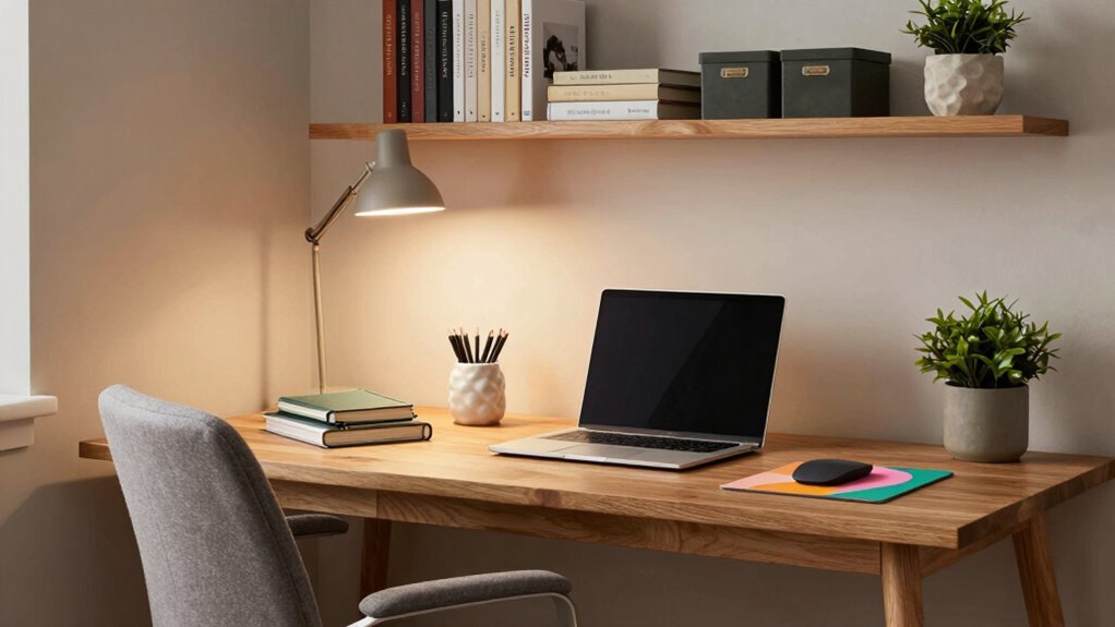 organized efficient comfortable workspace