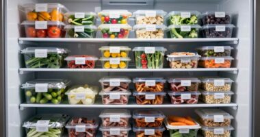 organized freezer for halal