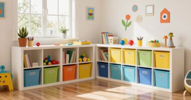 organized kids play storage
