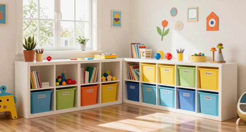 organized kids play storage