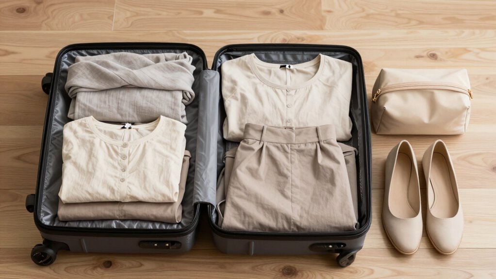 pack light versatile clothing