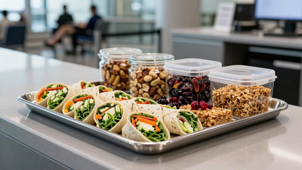 pack portable non liquid snacks