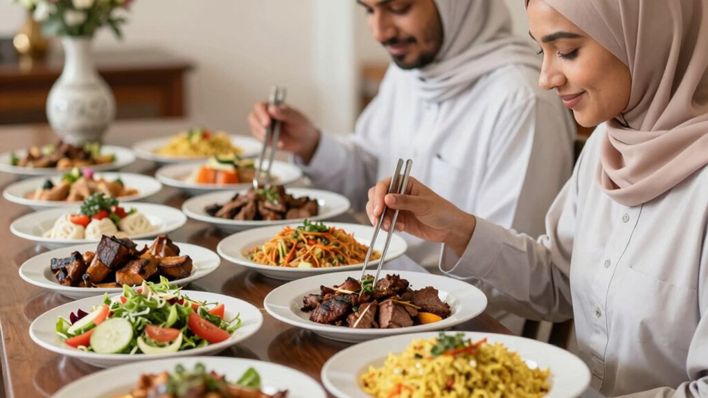 polite halal dietary communication