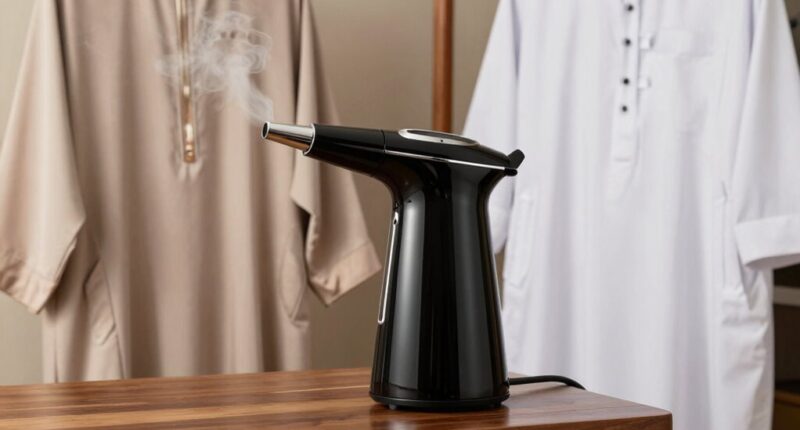 portable garment steamer assistance