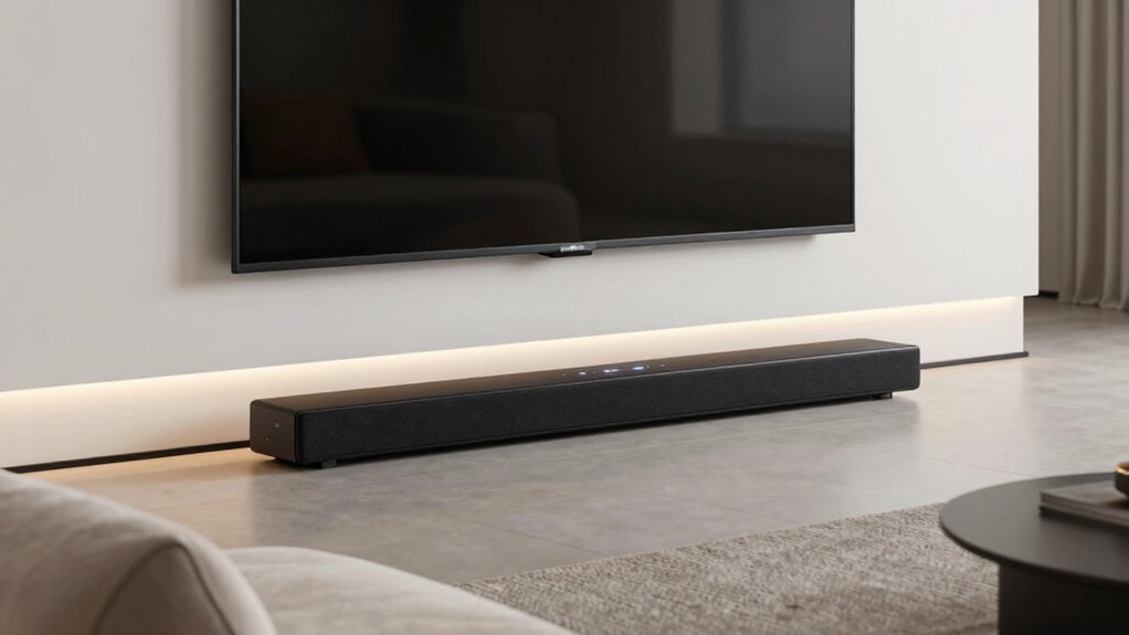position soundbar for clarity