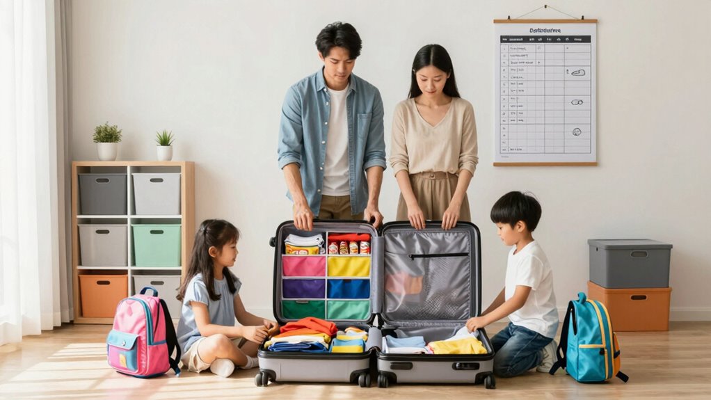 prepare entertain snack reassure