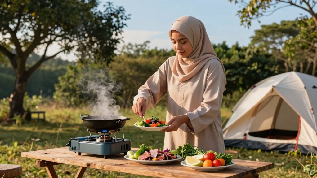 prepared confident halal camping