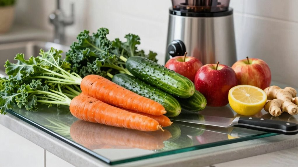 prepped fresh flavorful ingredients