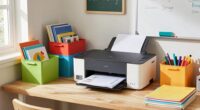 printer and storage organization