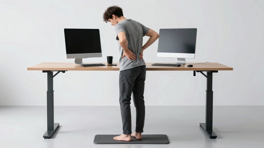 proper ergonomic standing setup