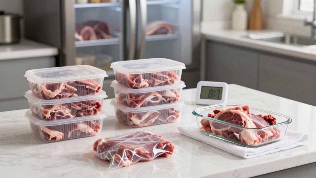 proper refrigerated halal storage